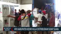 KPU Kabupaten Kediri Distribusikan Logistik dan Surat Suara Pilkada