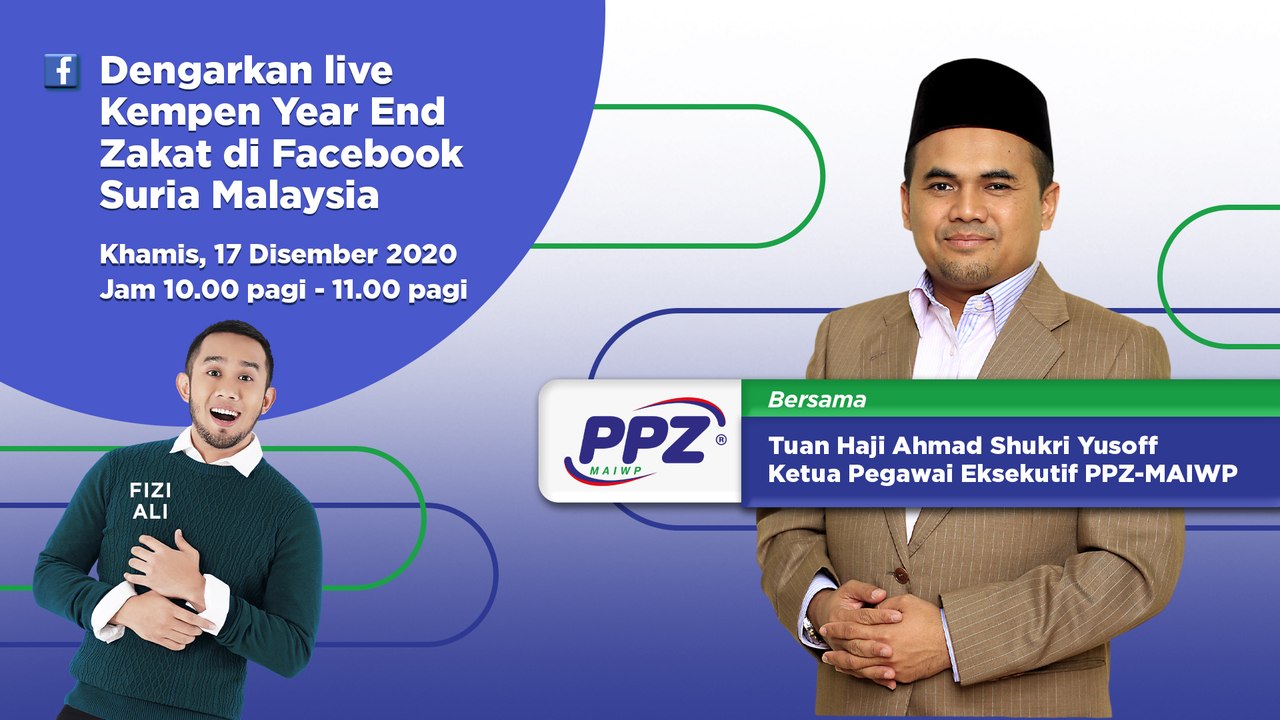 [LIVE] Kempen Year End Zakat bersama Fizi Ali dan Tuan Haji Ahmad Shukri Yusoff