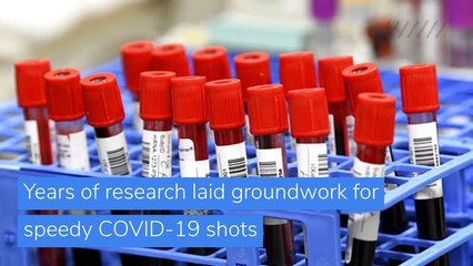 Years of research laid groundwork for speedy COVID-19 shots, and other top stories in US news from December 08, 2020.
