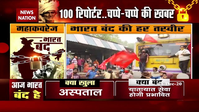 Prayagraj, kolkata & many cites are Blocked Amid Farmers' Bharat Bandh