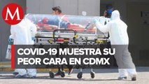 CdMx tiene primer lugar en ocupación hospitalaria y la gente a las calles