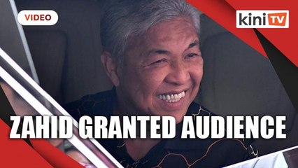 Zahid meets Perak ruler, Bersatu and PAS to be granted audience