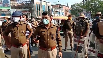 झांसी पुलिस प्रशासन अलर्ट, चप्पे चप्पे पर नज़र
