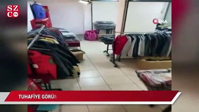 İstanbul’da tuhafiye görünümlü kıraathaneye baskın kamerada