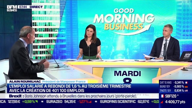 Alain Roumilhac (Manpower France) : L'emploi salarié a rebondi de 1,6 % au 3ème trimestre - 08/12