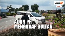 Kemelut Perak: Wakil PH Perak tiba untuk mengadap Sultan Perak