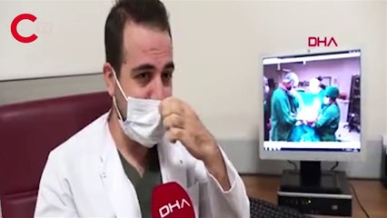 Ağrı şikayeti ile gittiği hastanede, karnından 9 kilo 800 gram kitle çıkarıldı