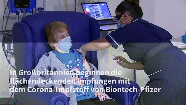 Erste Corona-Impfung in Großbritannien