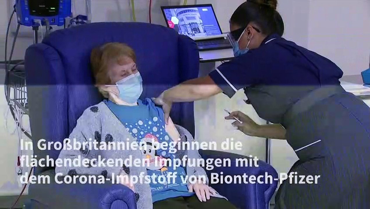 Erste Corona-Impfung in Großbritannien