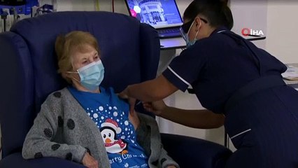 - İngiltere’de ilk korona aşısı yapıldı