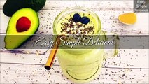 Avocado smoothie _ healthy breakfast smoothie _ avocado oats weightloss smoothie _ smoothie series _