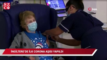 İngiltere’de ilk korona aşısı yapıldı