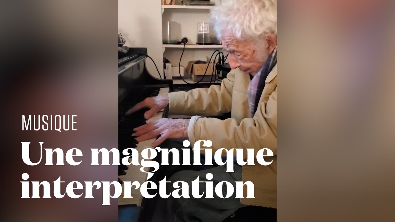 A 94 ans, il joue la "Sonate au Clair de lune" de Beethoven (et c'est très beau)