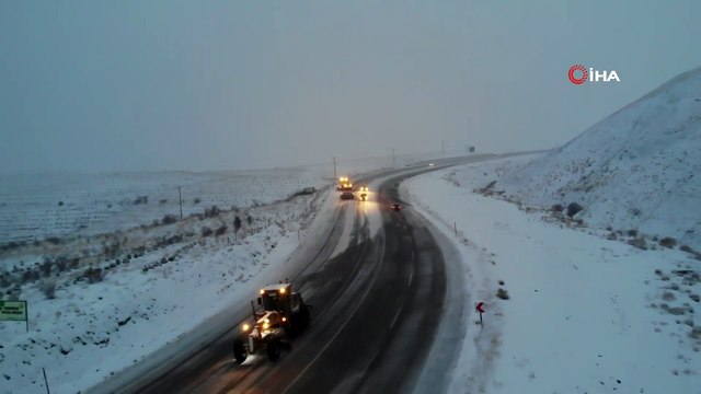 Doğu Anadolu Bölgesindeki 5 İlde Kar Yağışı Etkili Olmaya Başladı