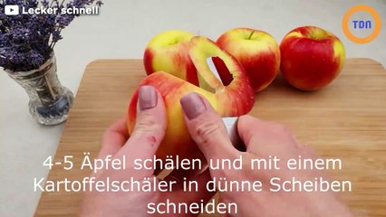 Elle réalise une tarte aux pommes vraiment originale qui va vous étonner !