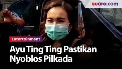 Ayu Ting Ting Pastikan Nyoblos Pilkada Depok Besok