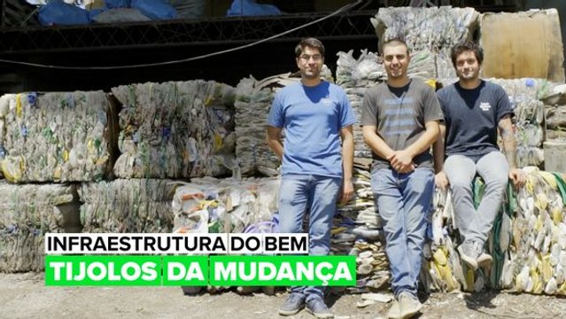 De Plástico a Tijolos: Construindo casas sustentáveis.