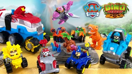 Paw Patrol Dino Rescue Vehicles with Rex, The New Pup