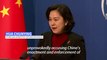 China blasts 'crazy' US sanctions over Hong Kong