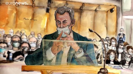 الرئيس الفرنسي السابق ساركوزي ينفي محاولته رشوة قاض خلال محاكمته بتهم فساد