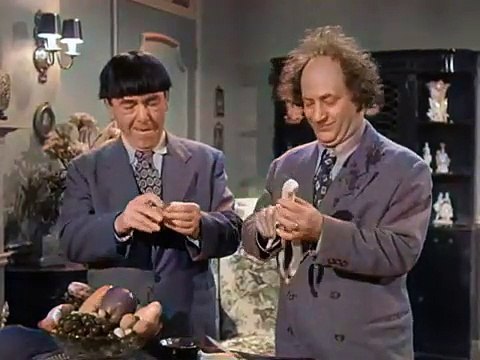 The three stooges - Baby Sitters Jitters 1951 Colorized