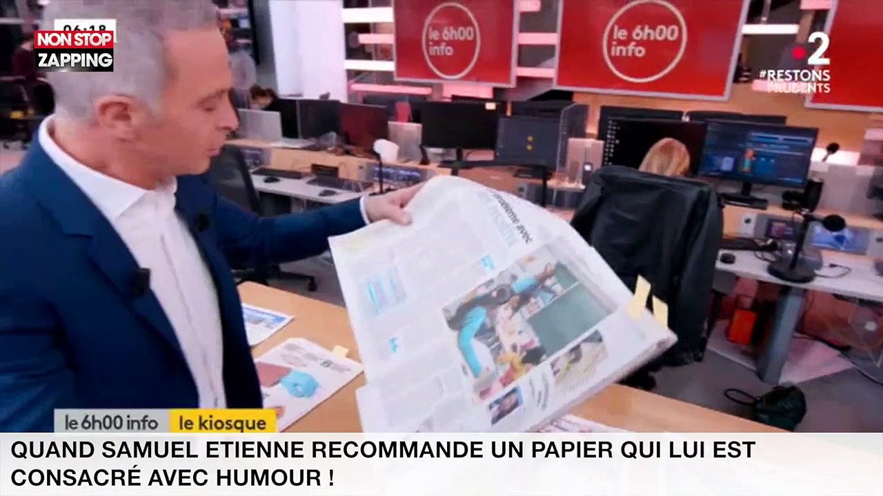 Quand Samuel Etienne recommande un article qui lui est consacré avec humour ! (vidéo)