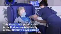 90-year-old UK grandmother first to receive Pfizer Covid vaccine