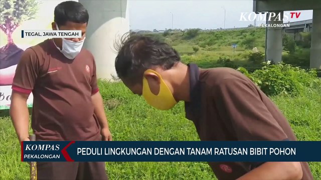 Peduli Lingkungan dengan Tanam Ratusan Bibit Pohon