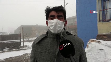 Sivas’ta yüksek kesimlerde kar ve sis etkili oldu