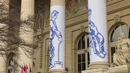 Artista colombiana Diana Velásquez presenta en París su visión de la pandemia