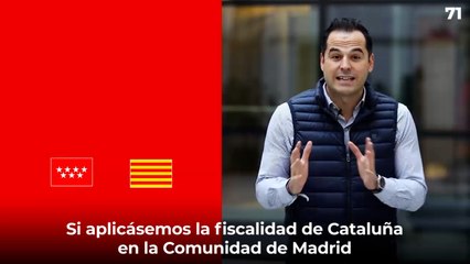 Aguado explica "la verdad de los impuestos" en la Comunidad de Madrid