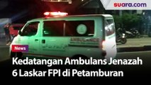 Kedatangan Ambulans Jenazah 6 Laskar FPI di Petamburan