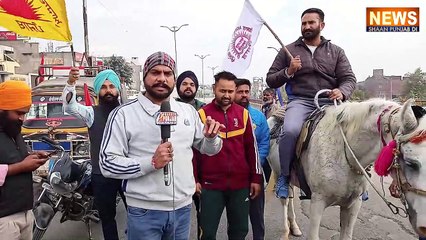 ਆਹ ਨੌਜਵਾਨ ਘੋੜੇ 'ਤੇ ਹੀ ਚੜ੍ਹ ਚੱਲ ਪਿਆ ਦਿੱਲੀ ਵੱਲ, ਕਹਿੰਦਾ ਮੋਦੀ ਨੂੰ ਮੌਤ ਵਾਜਾ ਮਾਰਦੀ ਪਈ ਆ | Channel Punjab