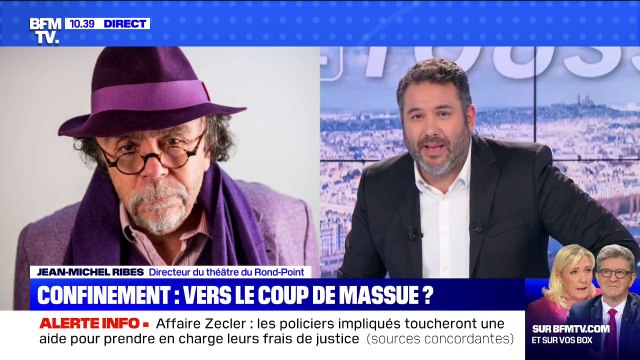 Jean-Michel Ribes, directeur du théâtre du Rond-Point, très inquiet d'un éventuel prolongement du confinement