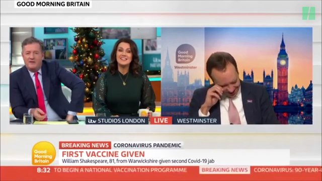 L'émotion du ministre britannique de la Santé face aux premiers vaccins n'a pas convaincu grand monde