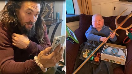 Jason Momoa Sends Gifts To A Young Fan Struggling With Cancer: A Aquaman Trident