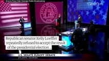 Georgia debate - Loeffler and Warnock spar over Trump election loss