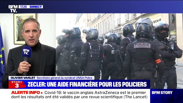 Olivier Varlet (UNSA Police) sur l'affaire Zecler: l'aide accordée aux policiers est un dispositif qui existe dans toute l'administration