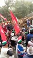 गांधी पार्क में वामपंथी दल भारतीय किसान यूनियन जनाधिकार पार्टी के कार्यकर्ताओं ने किया प्रदर्शन