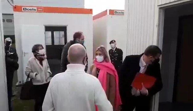 Tournai Relais Social visite de la Ministre de la Defense