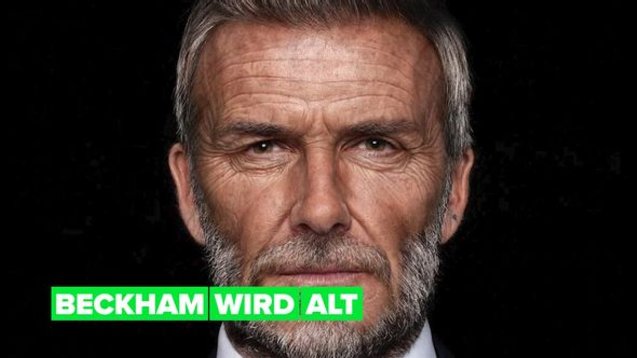 David Beckham wird zu einem alten Mann für die neue Kampagne von 'Malaria Must Die'