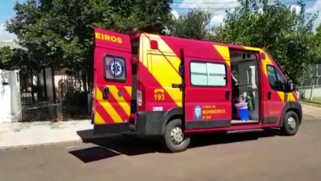 Homem de 90 anos é socorrido após sofrer queda na Região Sul