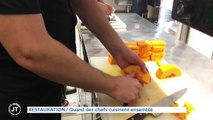 RESTAURATION / Quand des chefs cuisinent ensemble