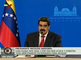 Presidente Maduro: Iván Duque quisiera una guerra con Venezuela pero no ha podido