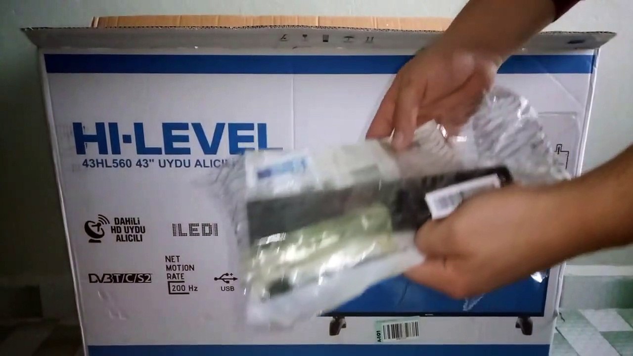 Hı Level 43" Uydu Alıcılı Led Tv -İnceleme (A101 Online Alışveriş 1499 TL)