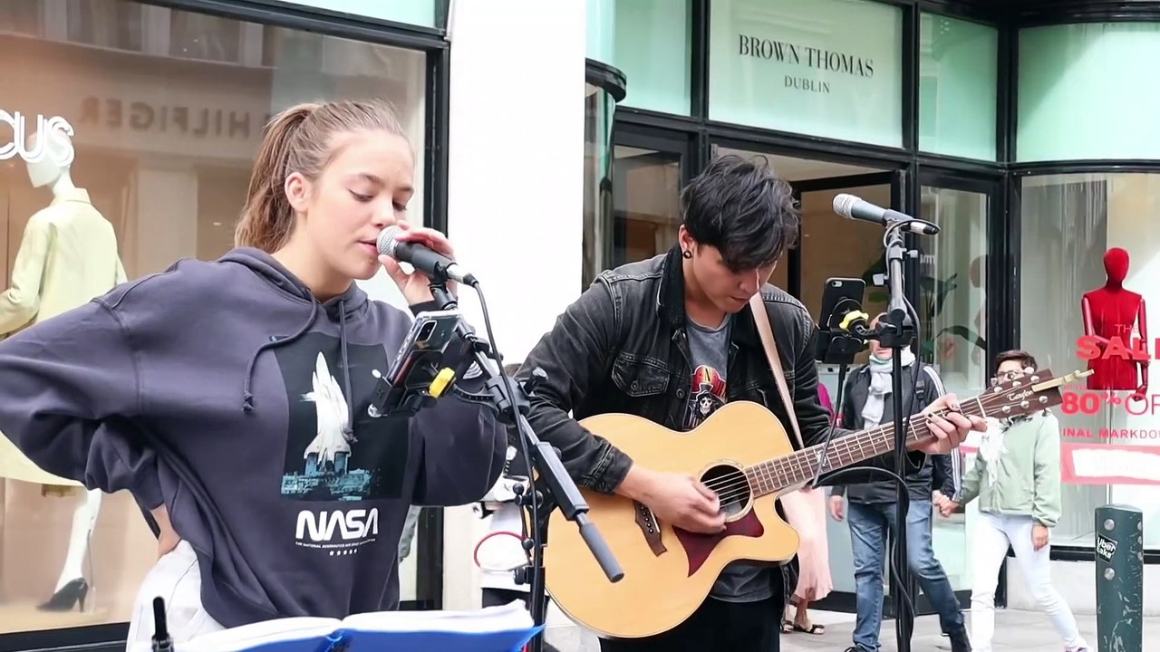 HE'S A GENIUS ON GUITAR & LOOP _ Billie Eilish - Bad Guy _ Allie Sherlock & Jacob Koopman Cover