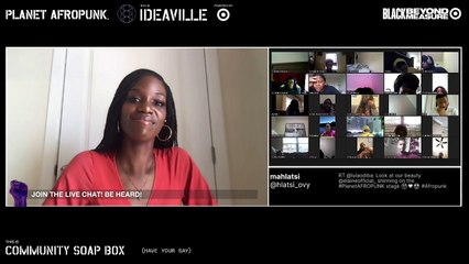 COMMUNITY SOAP BOX at PLANET AFROPUNK with Stacy Ike