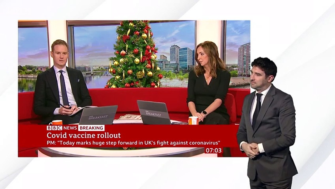 Covid-19 vaccine First person receives Pfizer Covid-19 vaccine in UK  @BBC News live - BBC