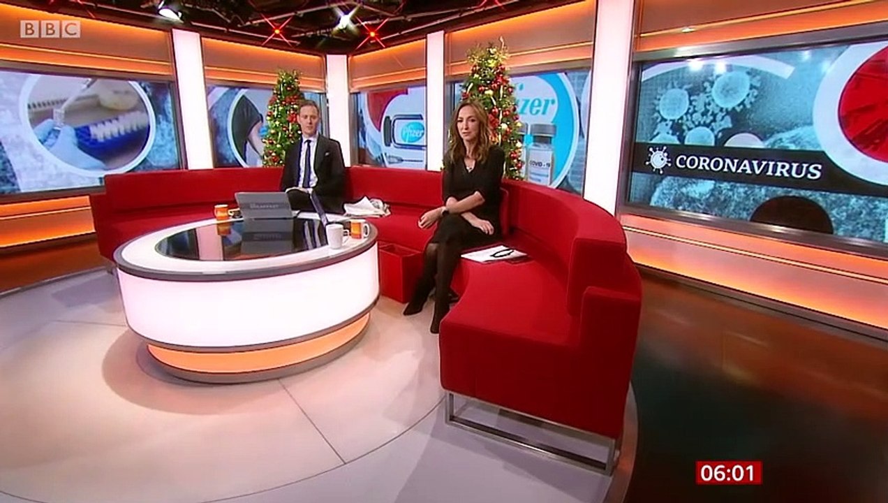'V-day' as first people due to get Covid jab  @BBC News live - BBC