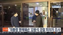 '대통령 명예훼손' 강용석 경찰 피의자 조사